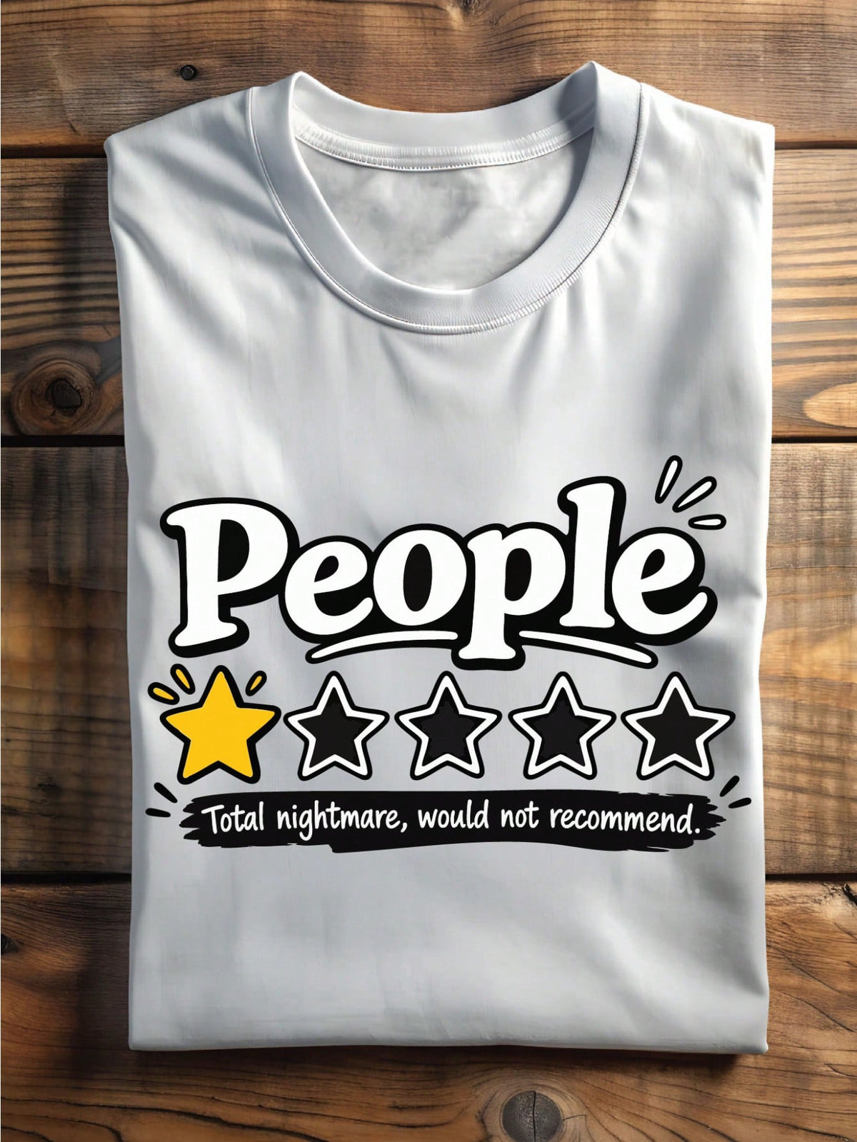 People One Star Review T-Shirt