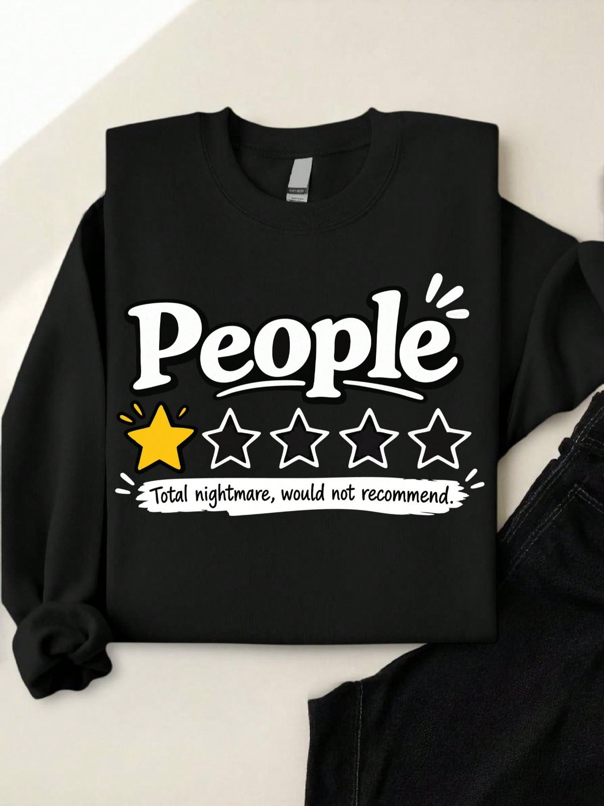People One Star Review Sweatshirt