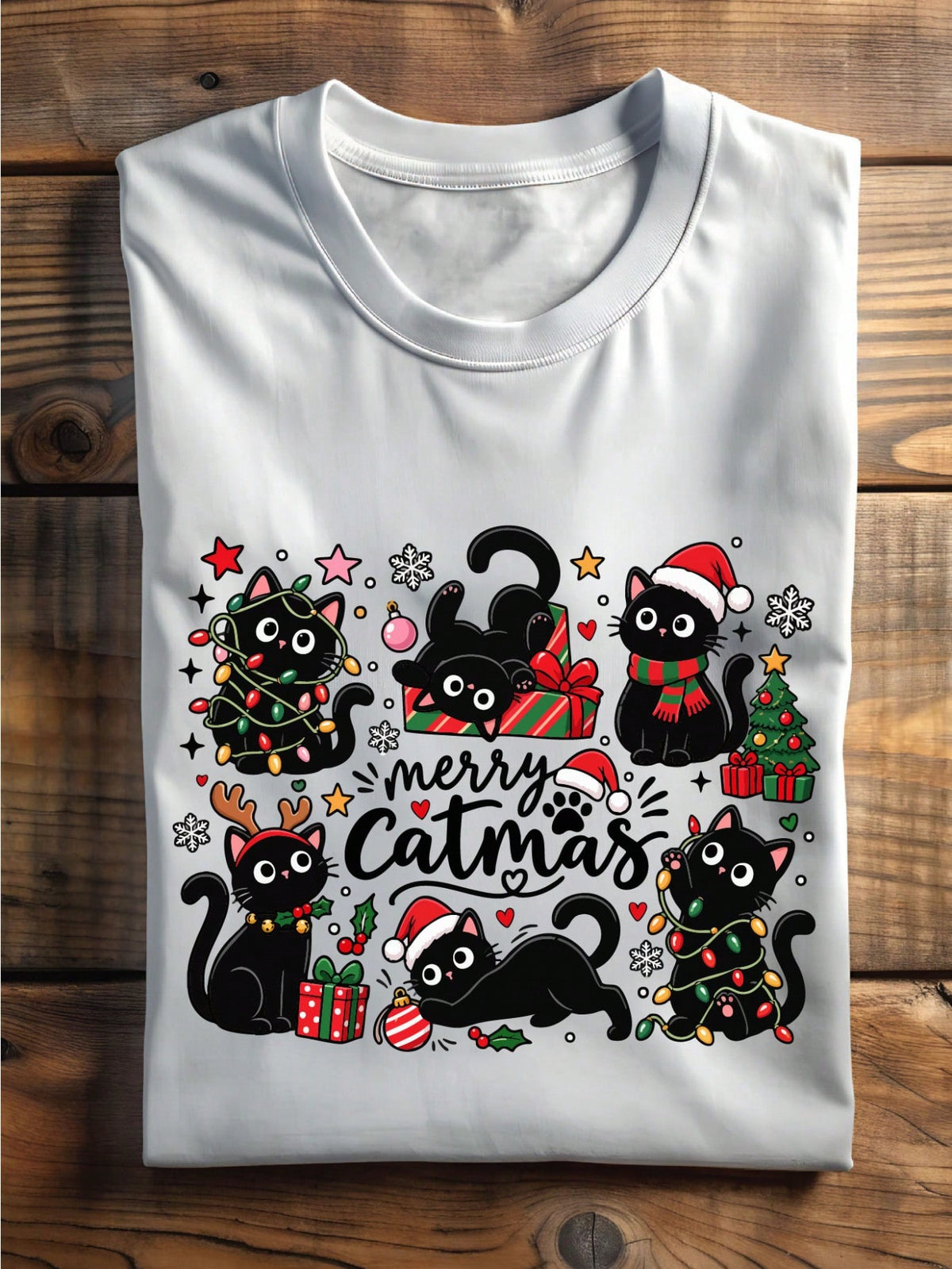 Christmas Cat T-Shirt