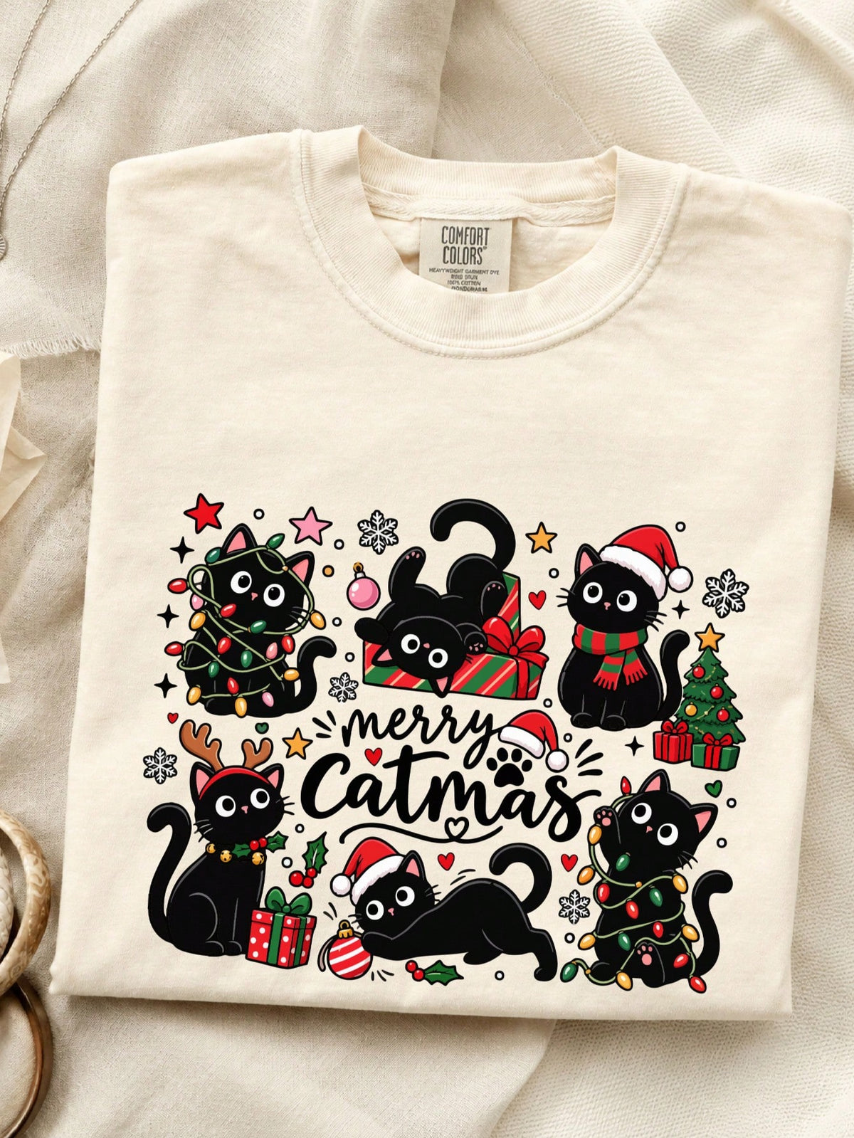Christmas Cat T-Shirt