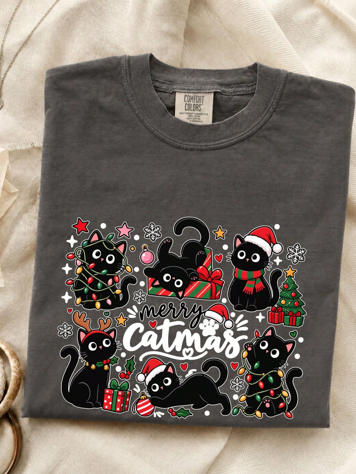 Christmas Cat T-Shirt