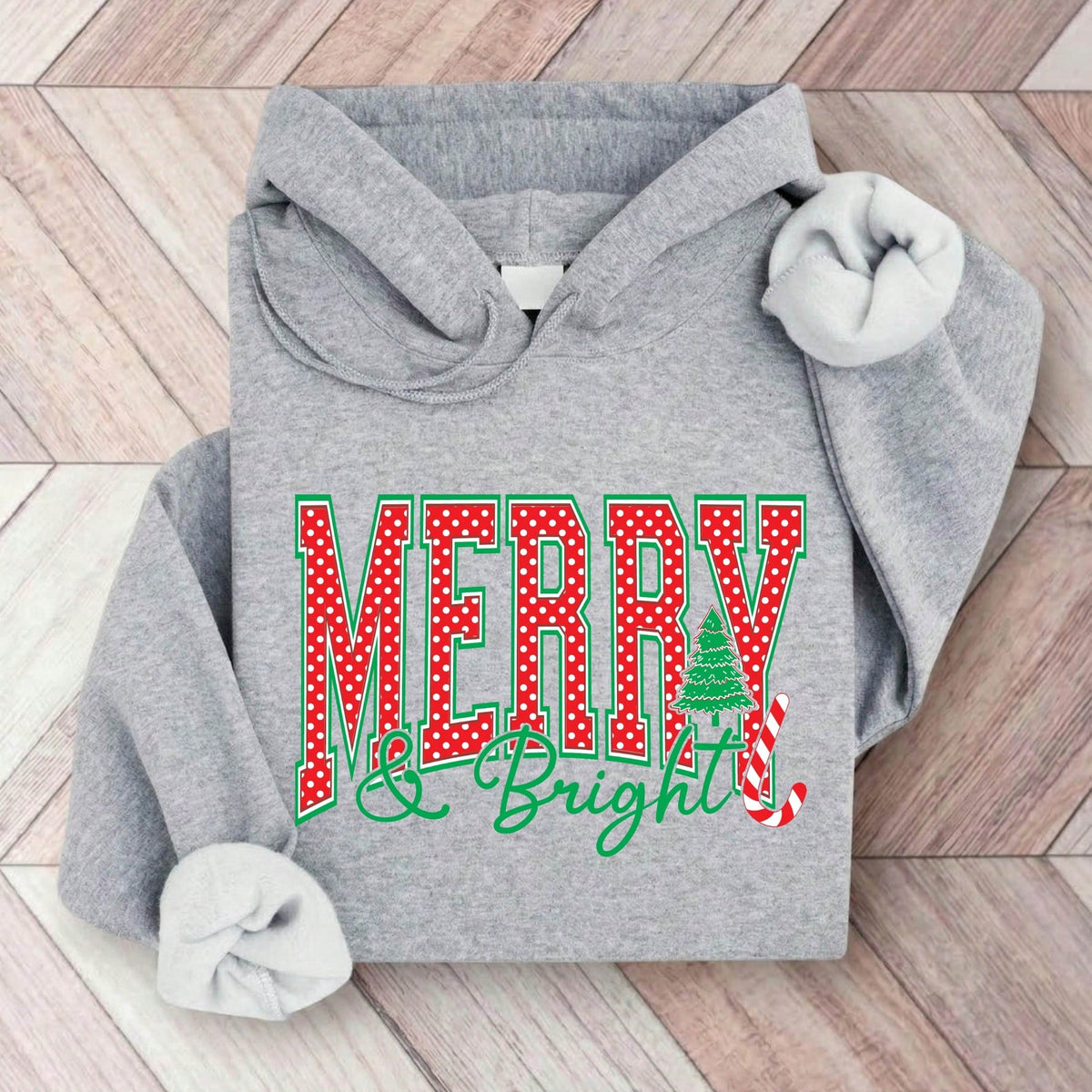 Merry And Bright Hoodie