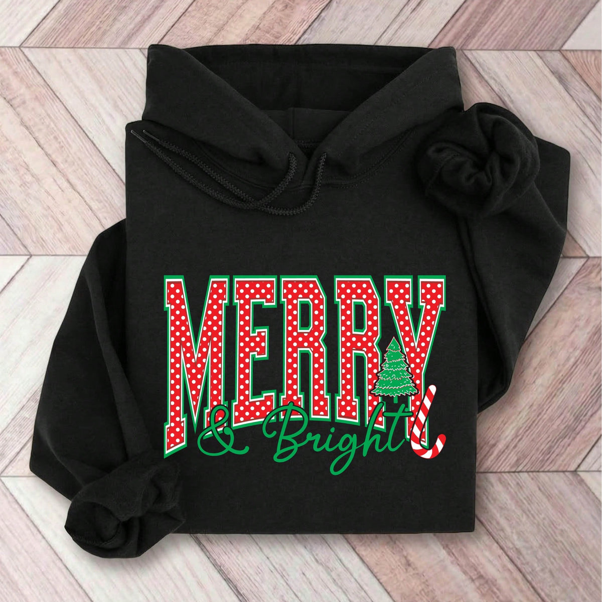 Merry And Bright Hoodie