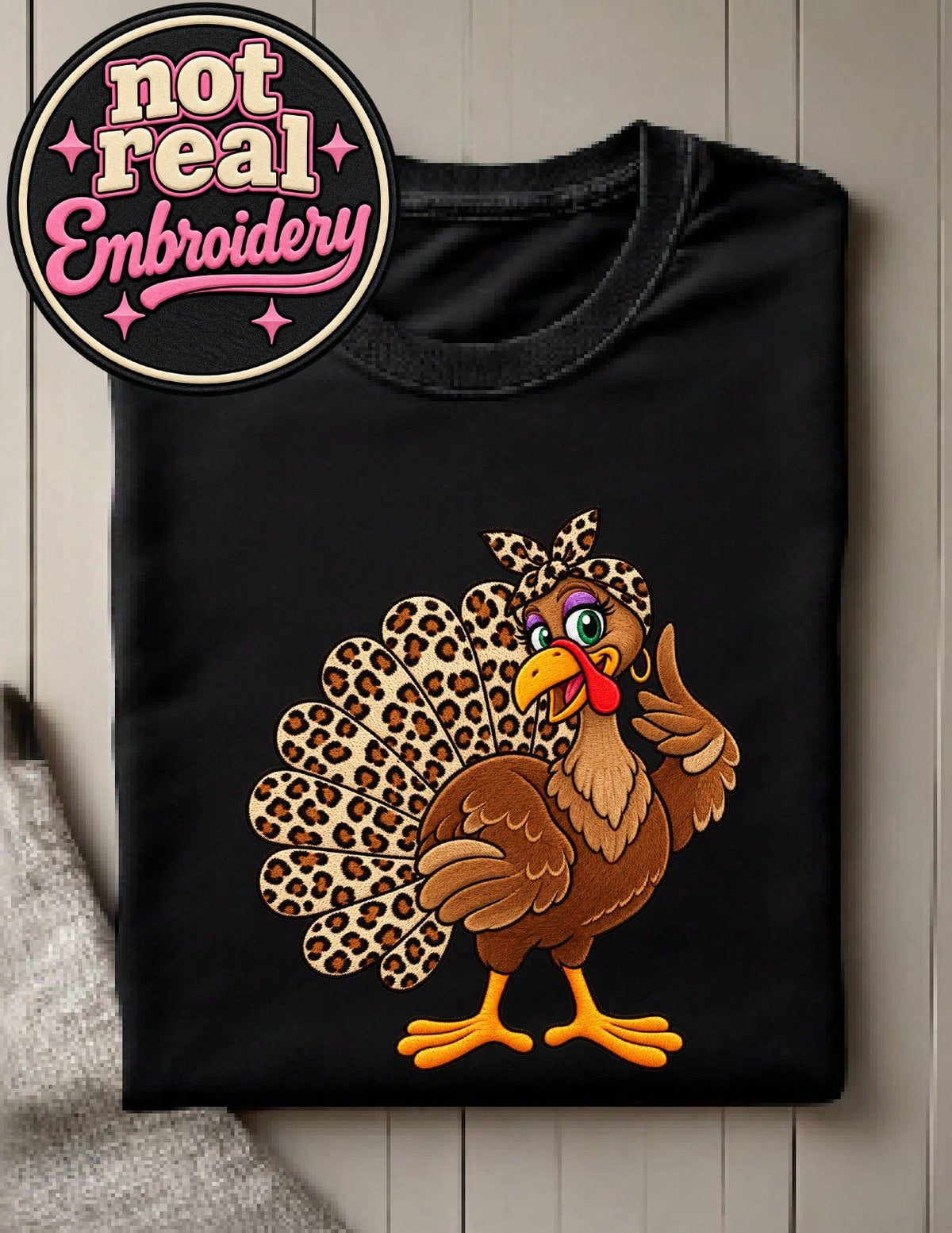 Thanksgiving Turkey (DTF Graphic Print) T-Shirt