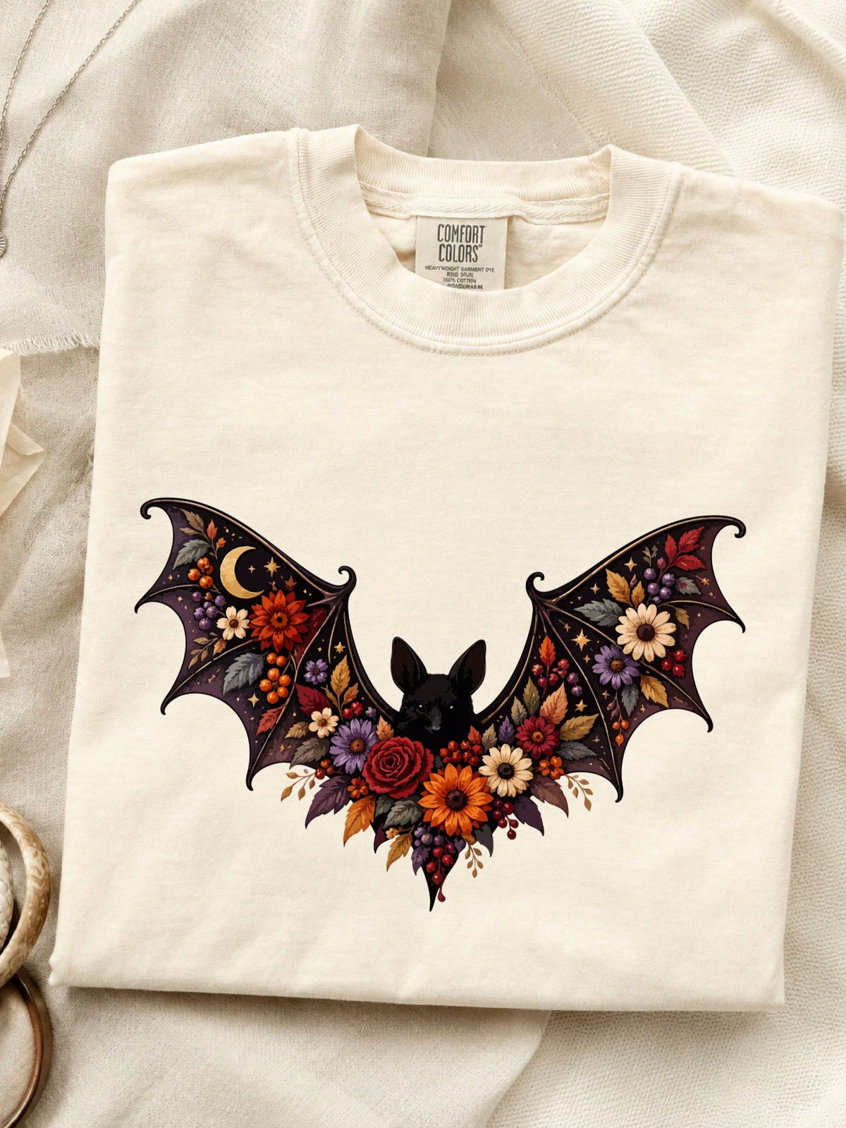 Floral Bat T-Shirt