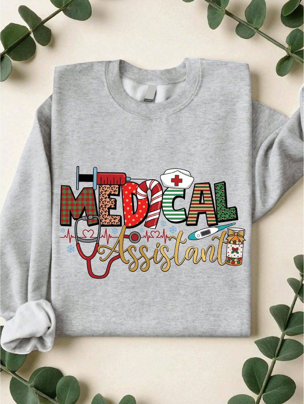 Medical Assistant Christmas Sweatshirt
