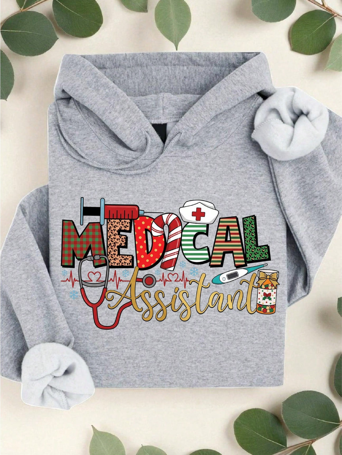 Medical Assistant Christmas Hoodie