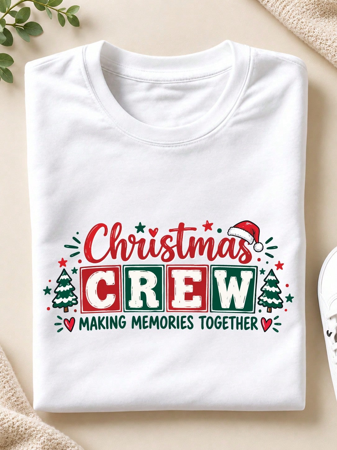 Christmas Crew Making Memories Together Unisex T-Shirt