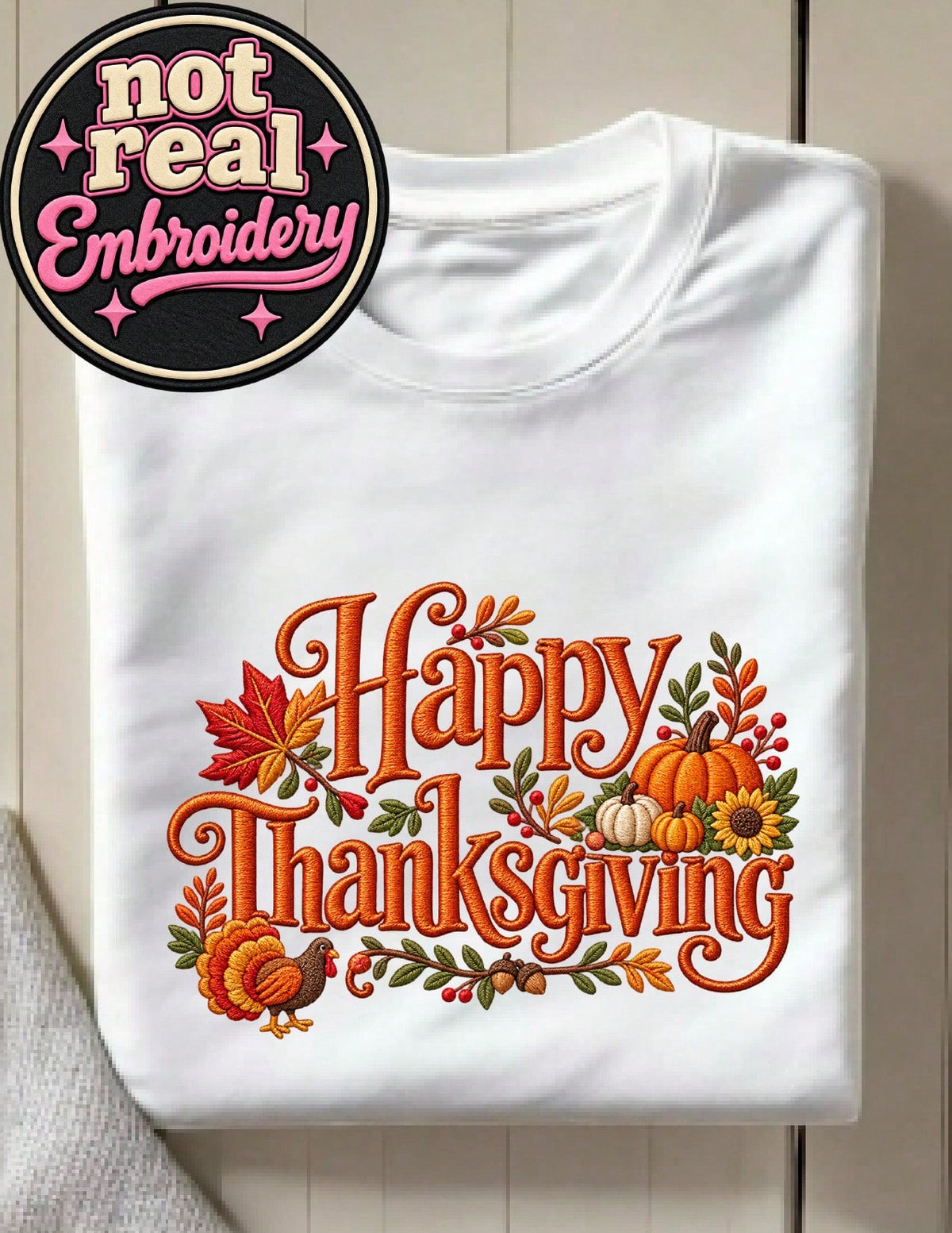 Happy Thanksgiving (DTF Graphic Print) T-Shirt