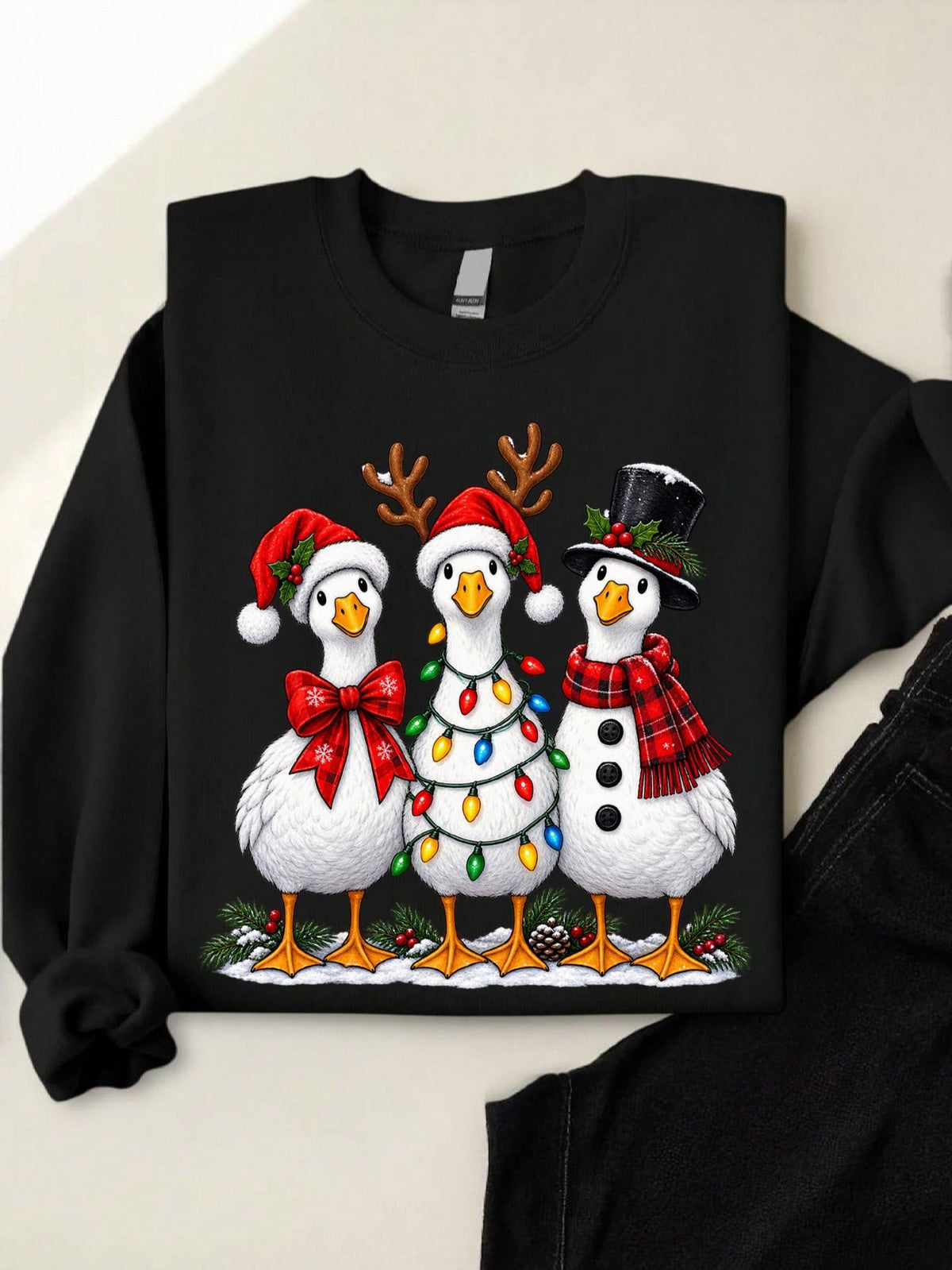 Christmas Goose Sweatshirt