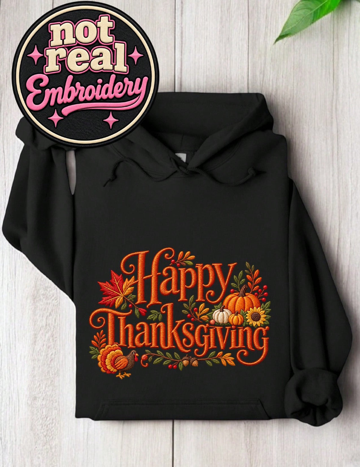 Happy Thanksgiving (DTF Graphic Print) Hoodie