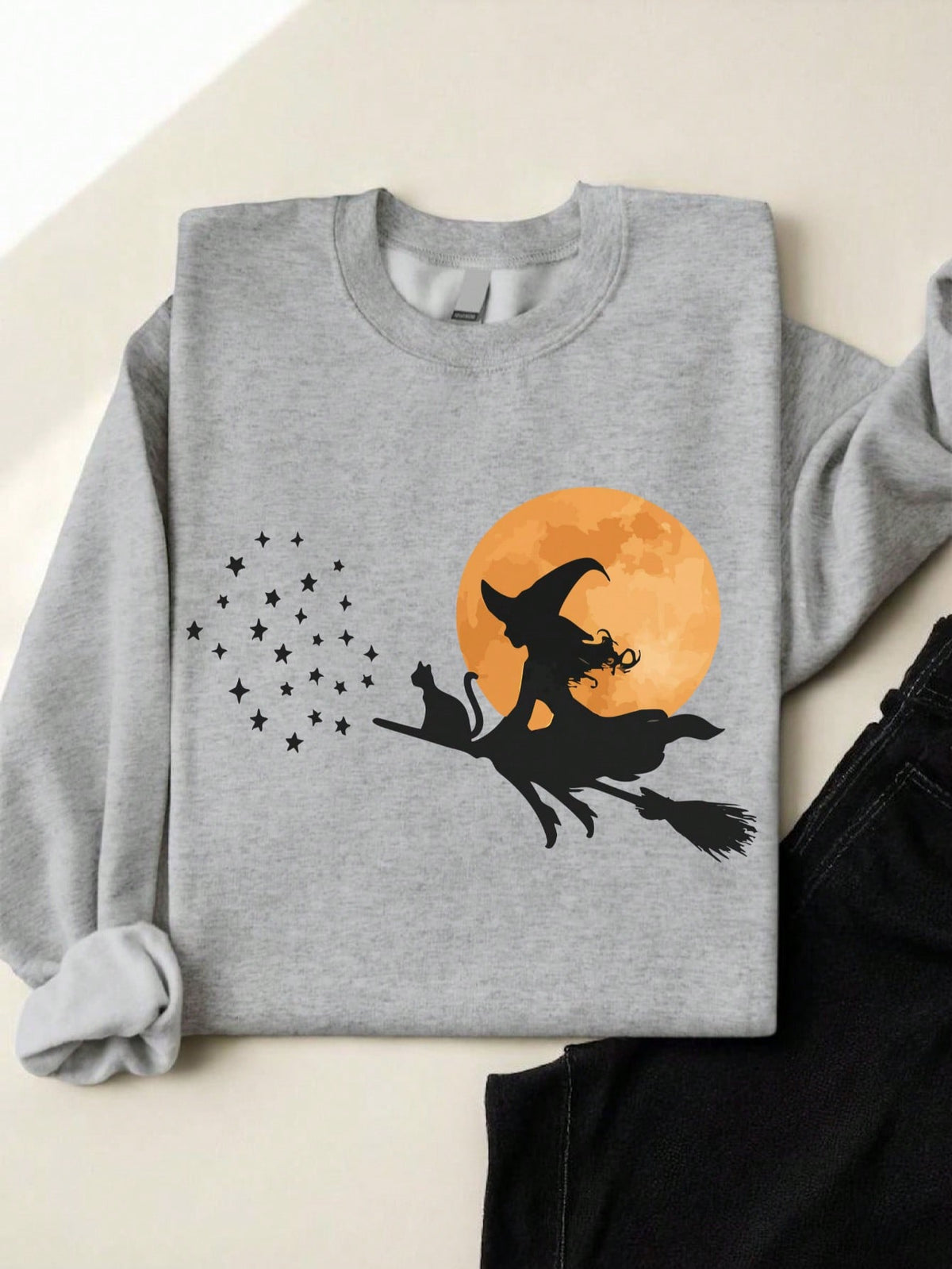 Halloween Witch Sweatshirt Spooky Season Unisex Sweatshirt