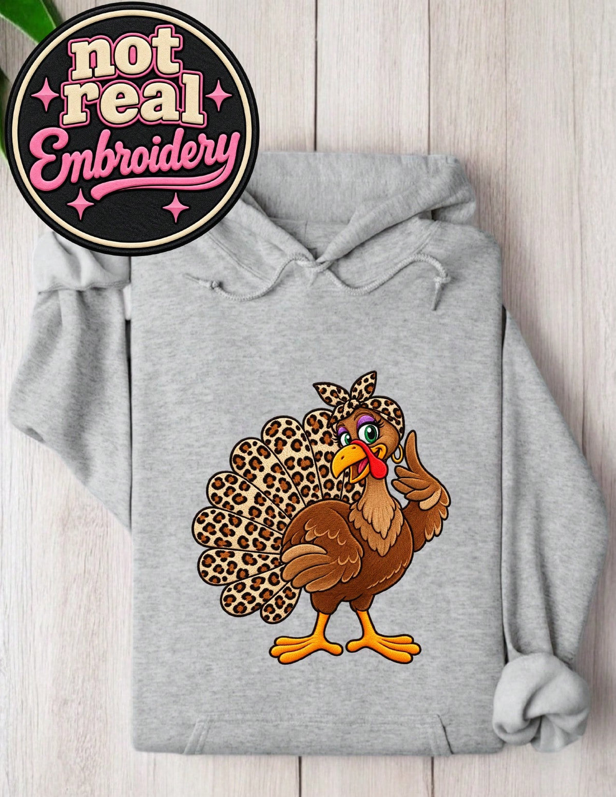 Thanksgiving Turkey (DTF Graphic Print) Hoodie