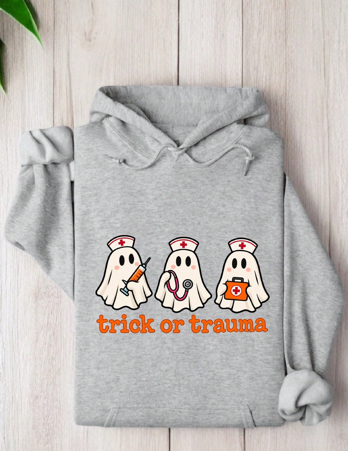 Halloween Nurse Hooded Hoodie