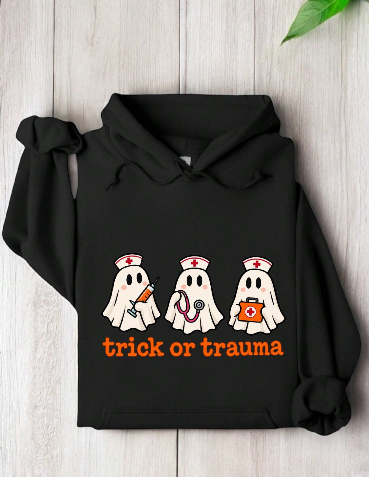 Halloween Nurse Hooded Hoodie