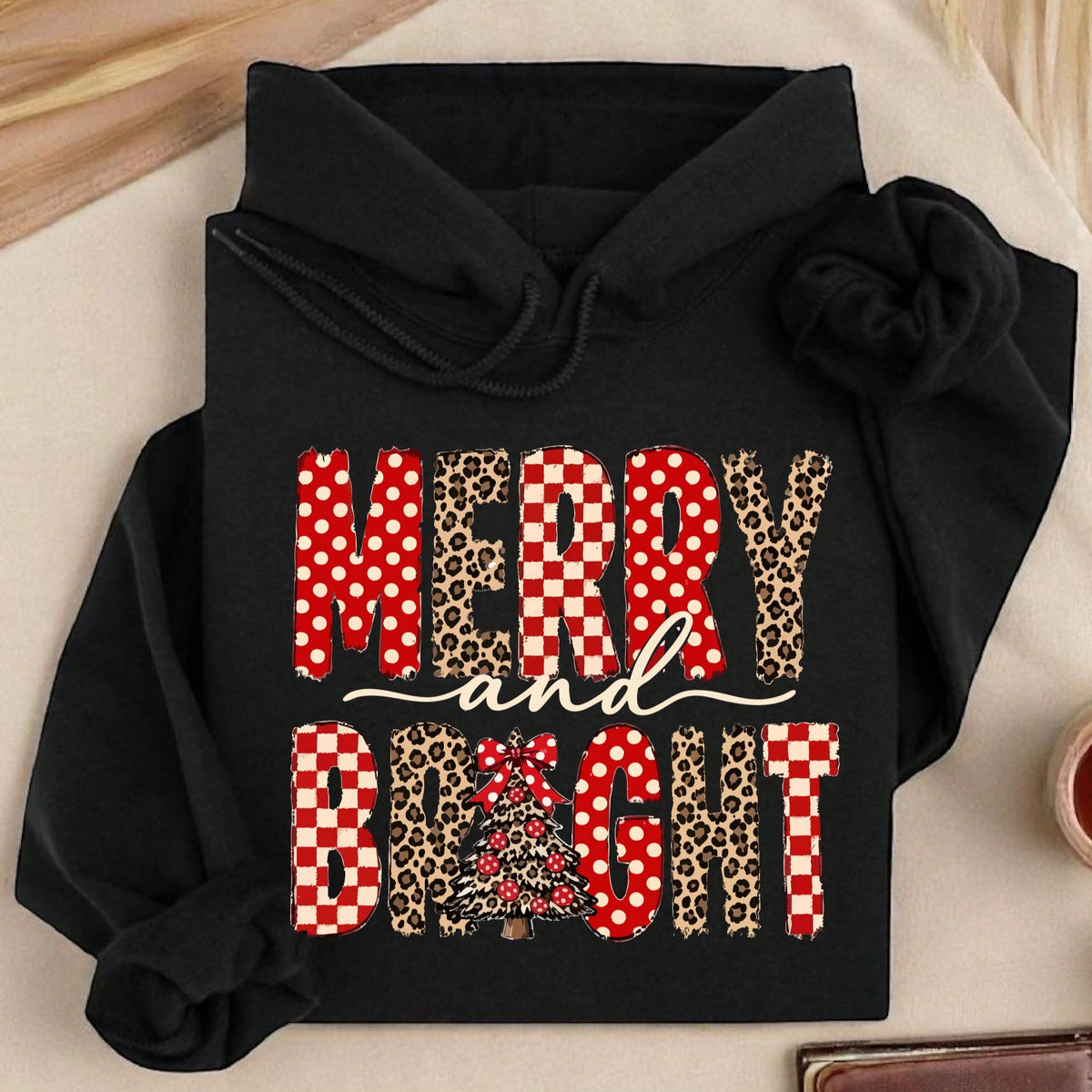 Merry And Bright Hoodie
