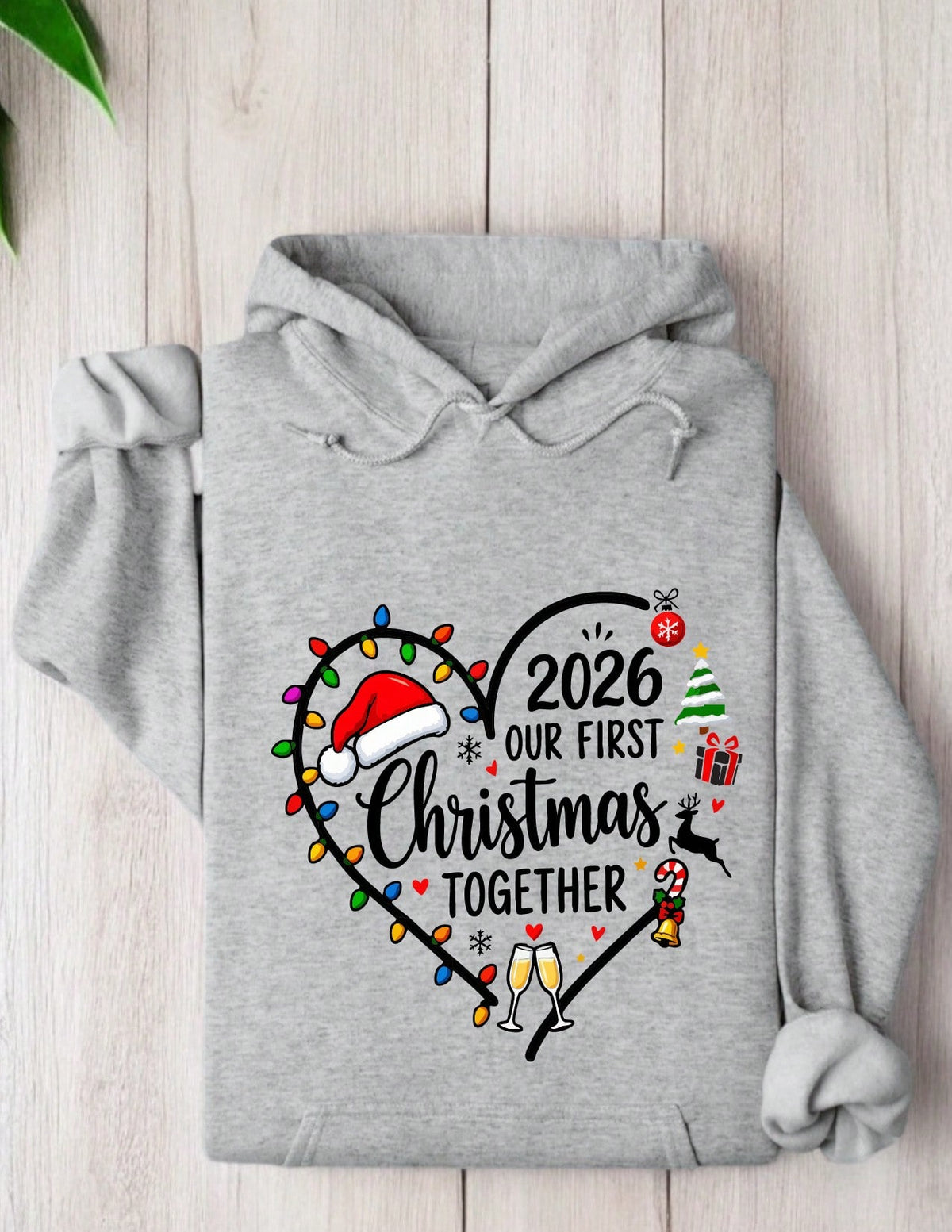 Our First Christmas Together 2026 Hoodie