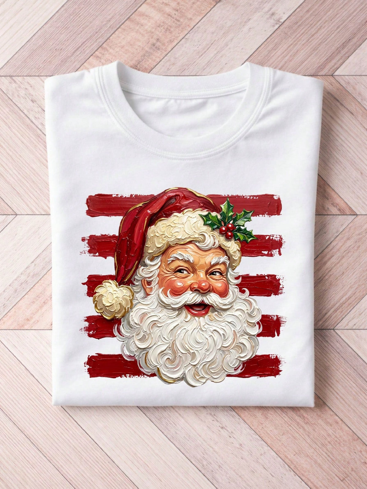 Retro Santa Clause Christmas T-Shirt