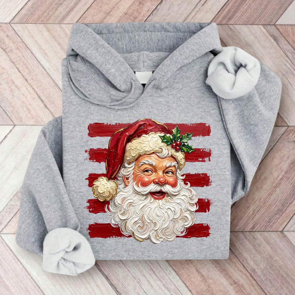 Retro Santa Clause Christmas Hoodie