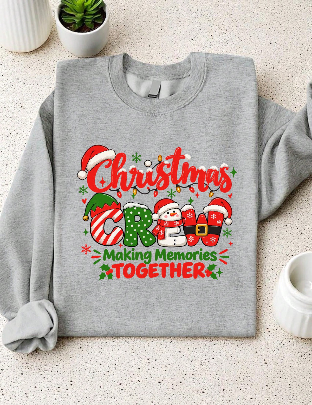 Christmas Crew Making Memories Together Sweatshirt