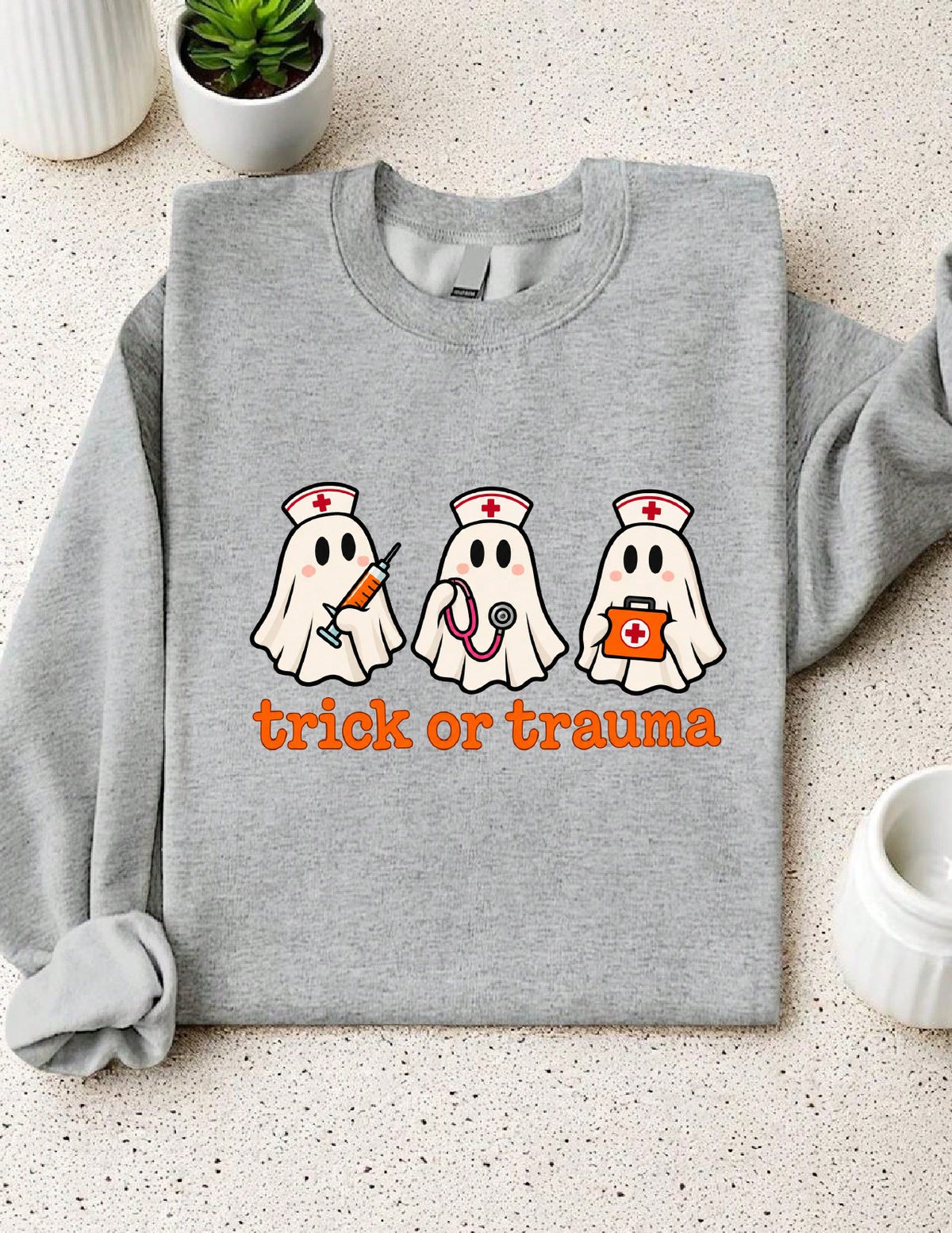 Halloween Nurse Sweatshirt