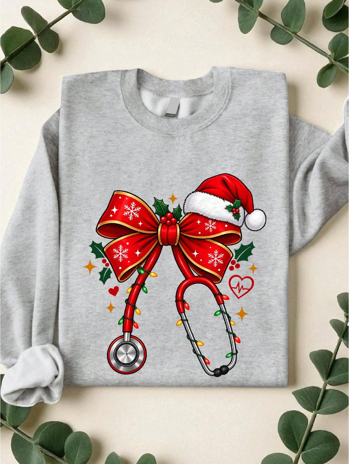 Nurse Christmas Coquette Sweatshirt
