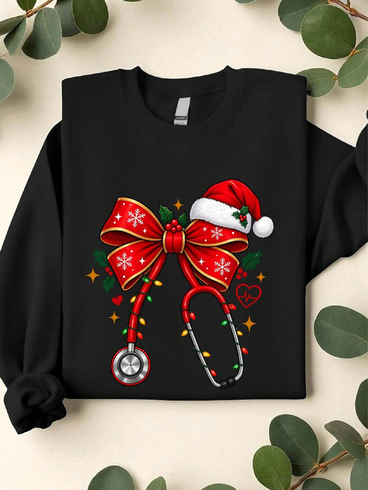 Nurse Christmas Coquette Sweatshirt