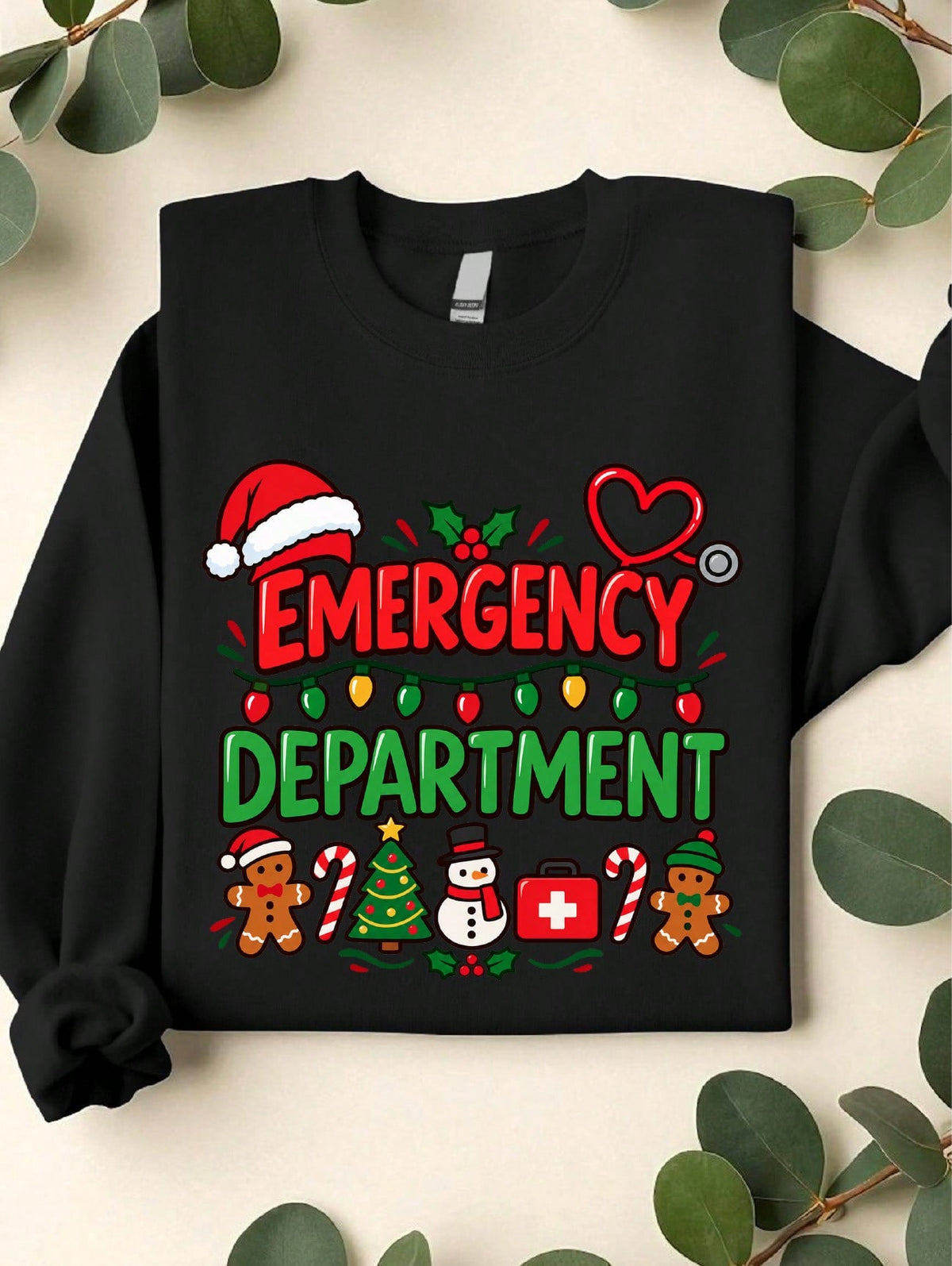 Emergency Department Christmas Sweatshirt