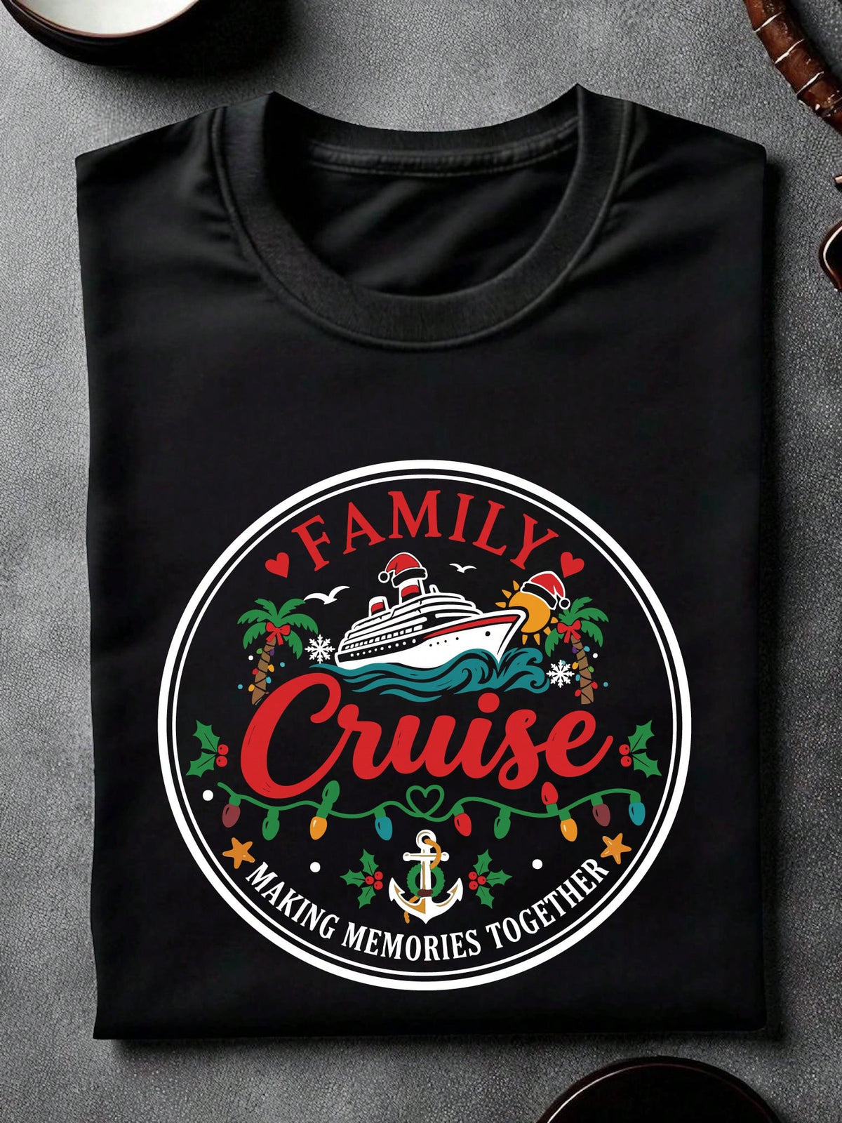 Christmas Family Cruise Making Memories Together Unisex T-Shirt