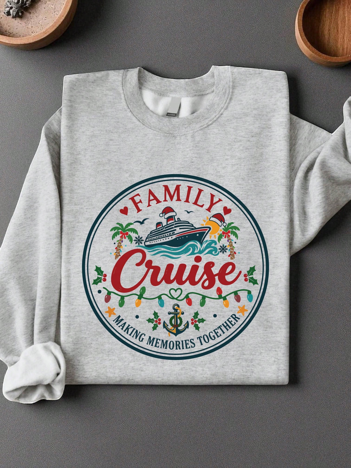 Christmas Family Cruise Making Memories Together Unisex Sweatshirt