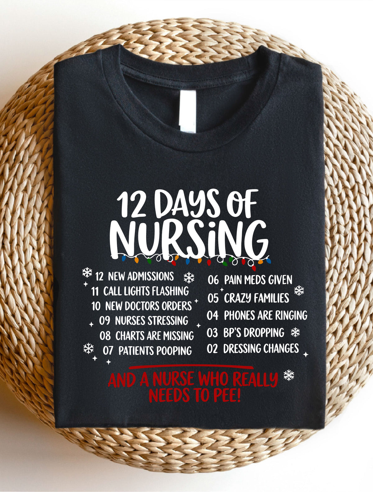 12 Days Of Nursing T-Shirt, Sweatshirt, Hoodie