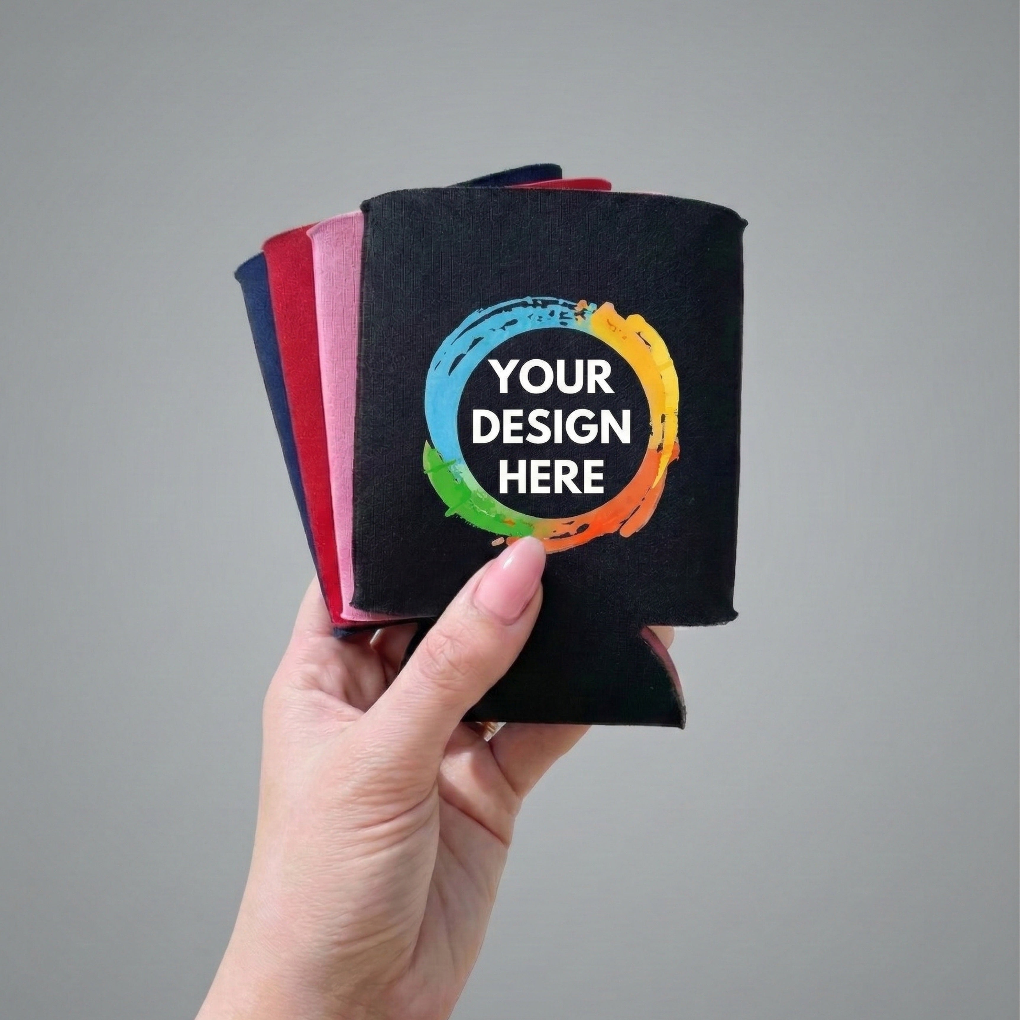Can Cooler Drink Holder Custom Personalized Same Day Printing and Shipping