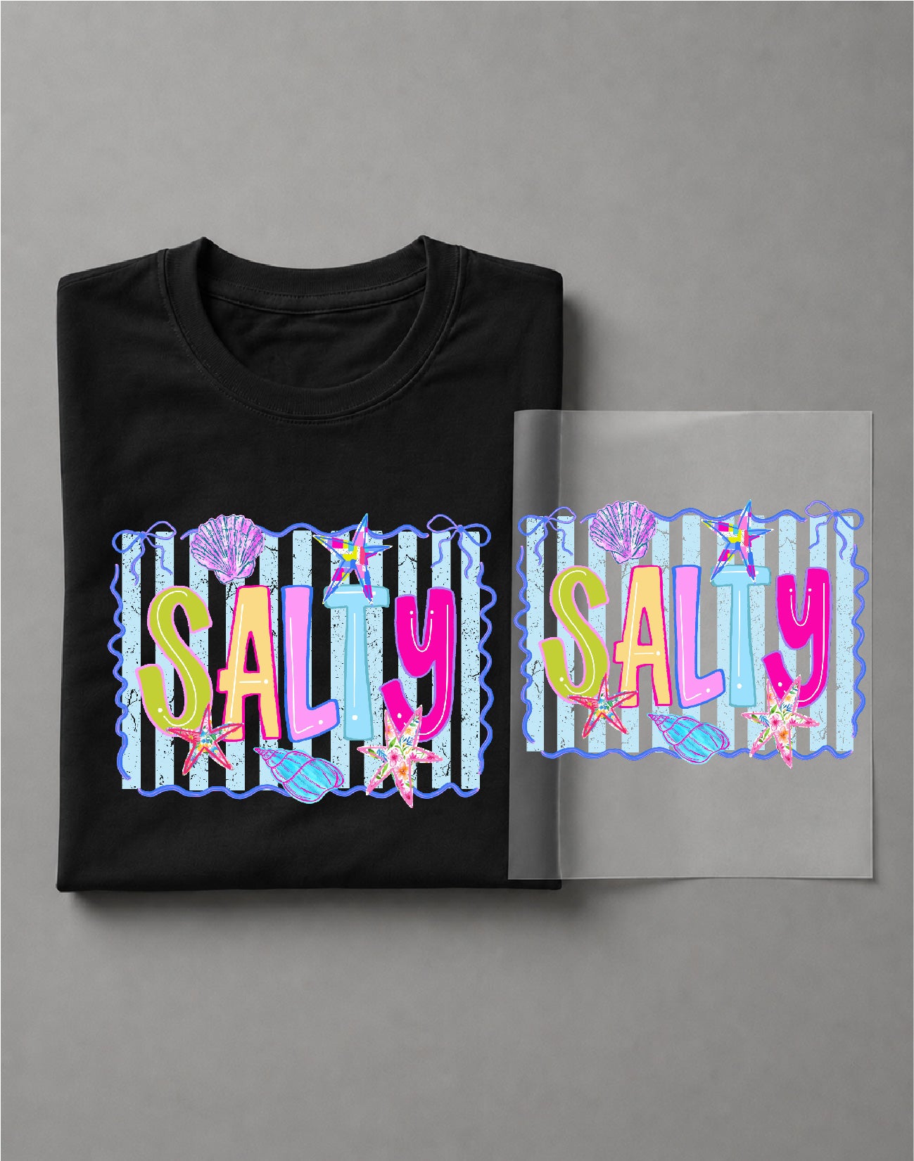 Salty Shirt – Coastal Beach Graphic Tee, Ocean Lover Shirt, Summer Vacation Tee, Nautical Shirt – DTF-17
