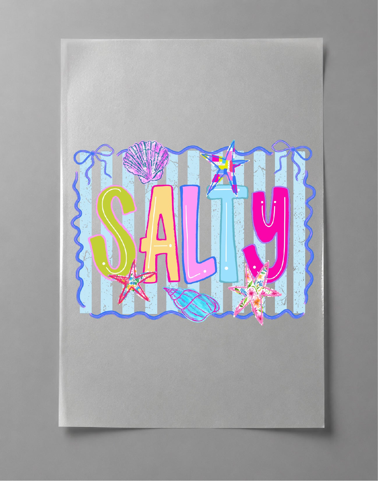 Salty Shirt – Coastal Beach Graphic Tee, Ocean Lover Shirt, Summer Vacation Tee, Nautical Shirt – DTF-17