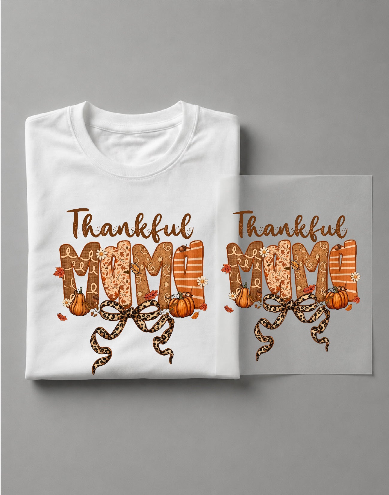 Thankful Mama Shirt – Thanksgiving Mom Graphic Tee, Fall Mommy Shirt, Grateful Mama Shirt DTF-19