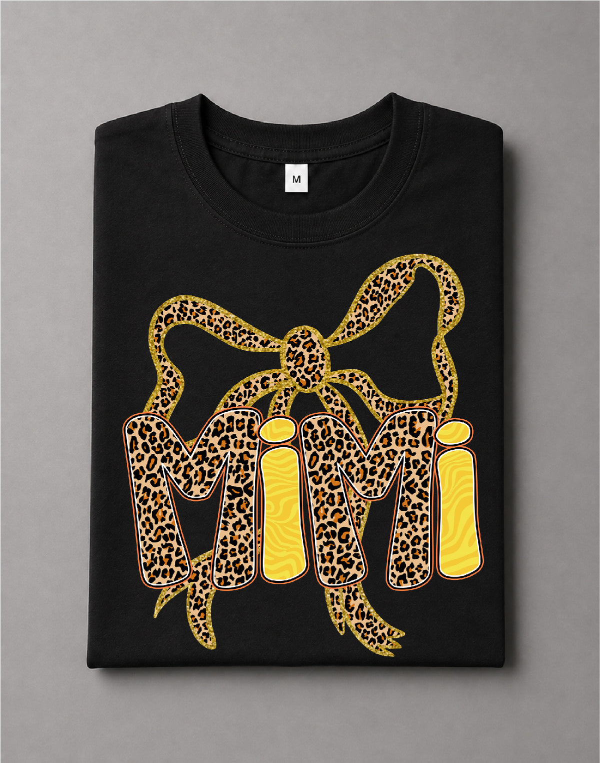 Preppy Mimi Leopard Shirt – Leopard Graphic Tee, Preppy Grandma Shirt, Mimi Gift – DTF-27