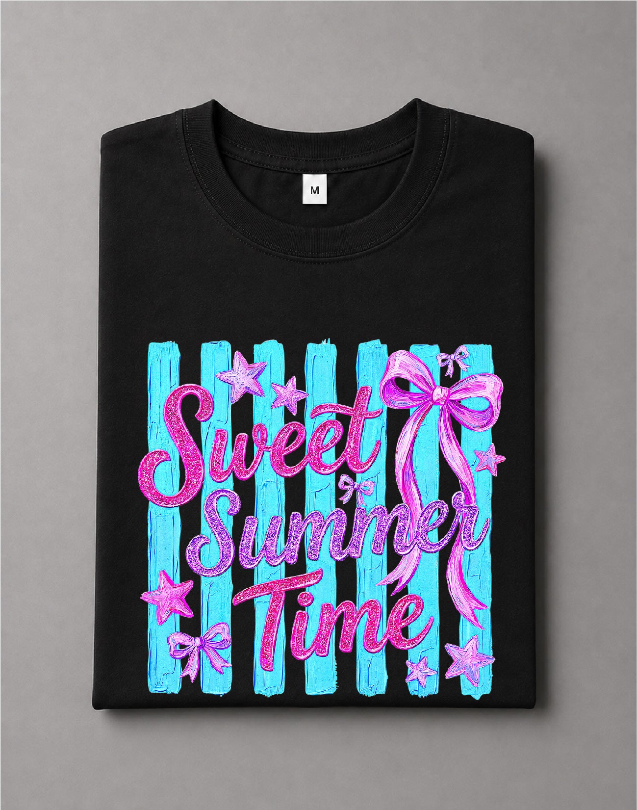 Sweet Summer Time Shirt – Brush Stipped Summer Graphic Tee, Cute Summer Shirt, Vacation Tee – DTF-32
