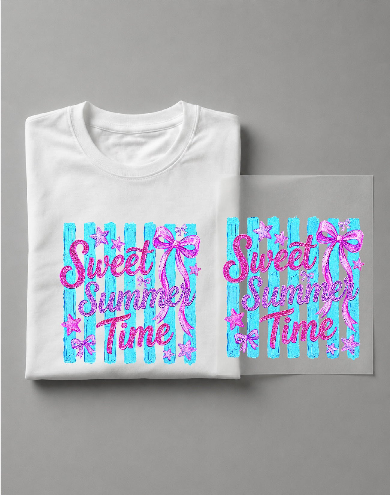 Sweet Summer Time Shirt – Brush Stipped Summer Graphic Tee, Cute Summer Shirt, Vacation Tee – DTF-32
