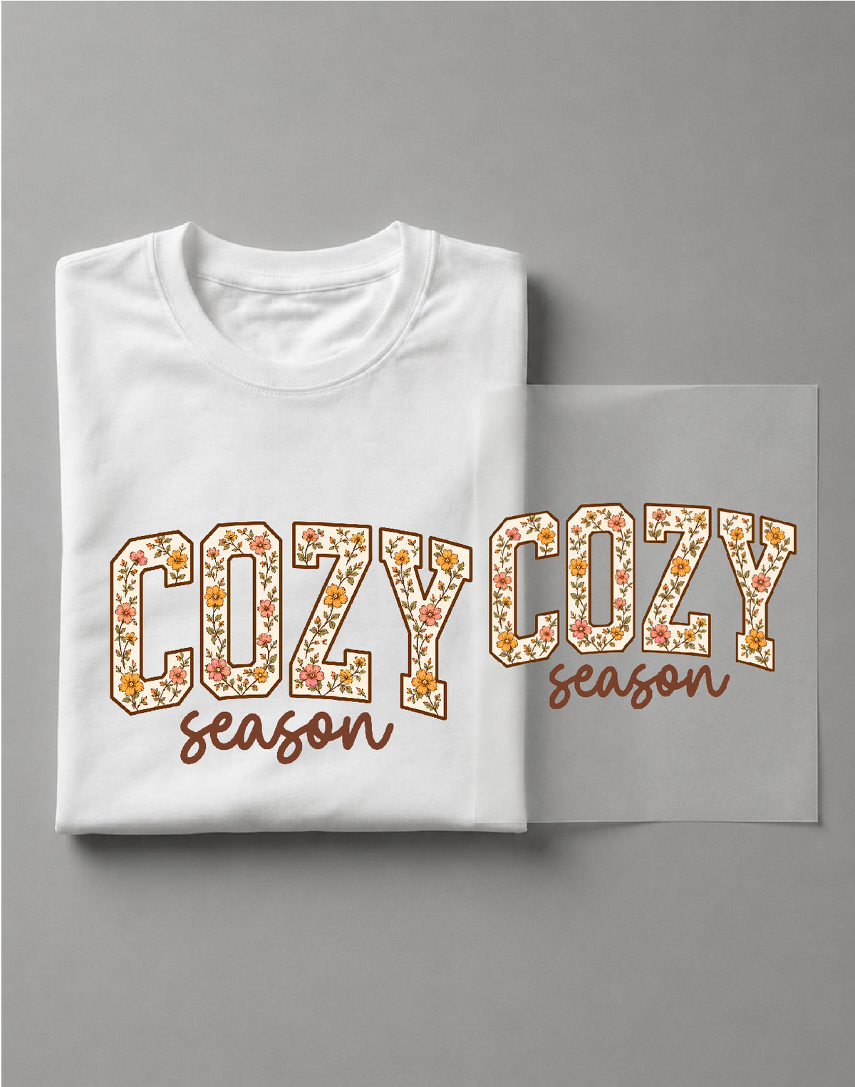 Cozy Season Thanksgiving Shirt – Fall Graphic Tee, Thanksgiving Shirt, Autumn Seasonal Tee – DTF-38