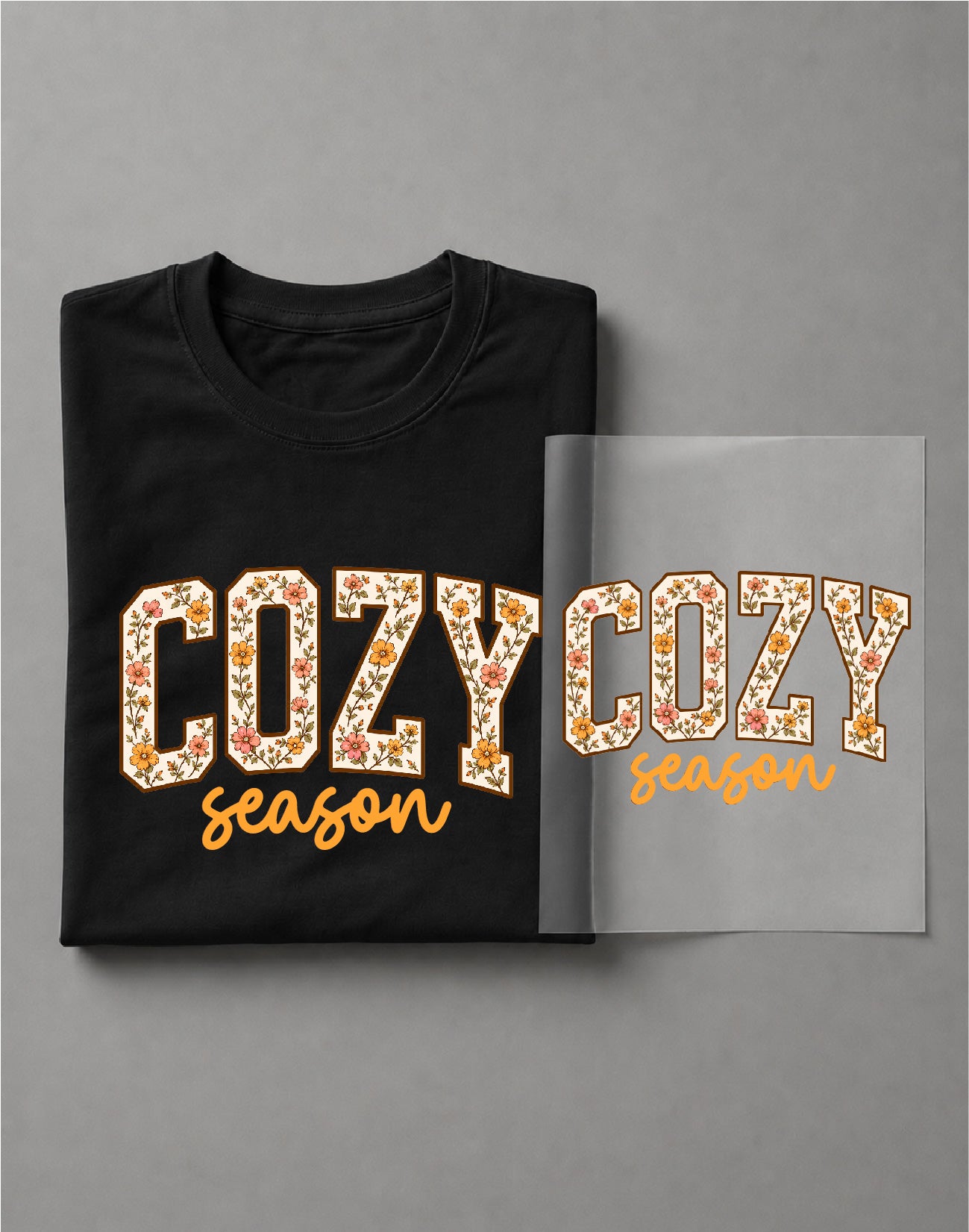 Cozy Season Thanksgiving Shirt – Fall Graphic Tee, Thanksgiving Shirt, Autumn Seasonal Tee – DTF-38