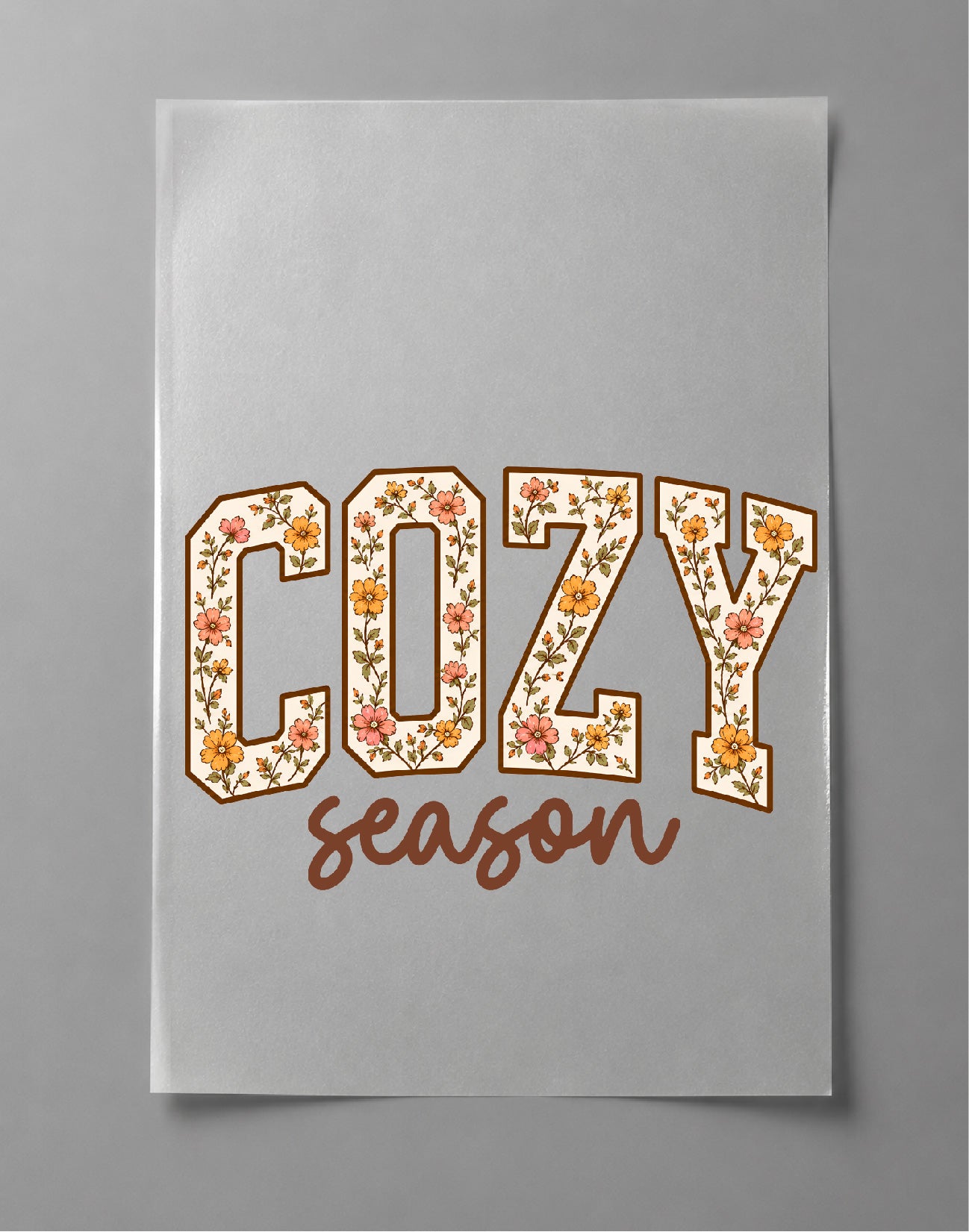 Cozy Season Thanksgiving Shirt – Fall Graphic Tee, Thanksgiving Shirt, Autumn Seasonal Tee – DTF-38
