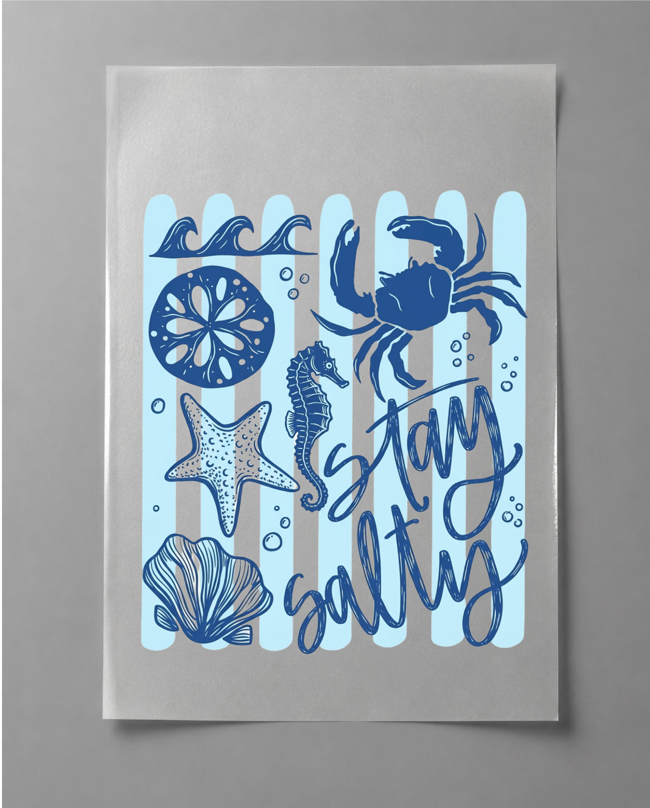 Stay Salty Shirt – Coastal Beach Graphic Tee, Ocean Lover Shirt, Summer Vacation Shirt, Nautical Graphic Tee, Beachy Casual Shirt – DTF-3