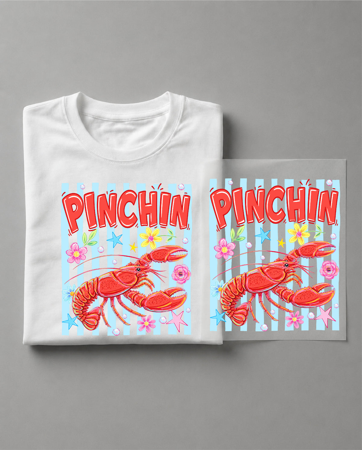 Pinchin' Shirt – Funny Lobster Graphic Tee, Coastal Lobster Shirt, Seafood Lover Shirt, Beach Vacation Shirt– DTF-8