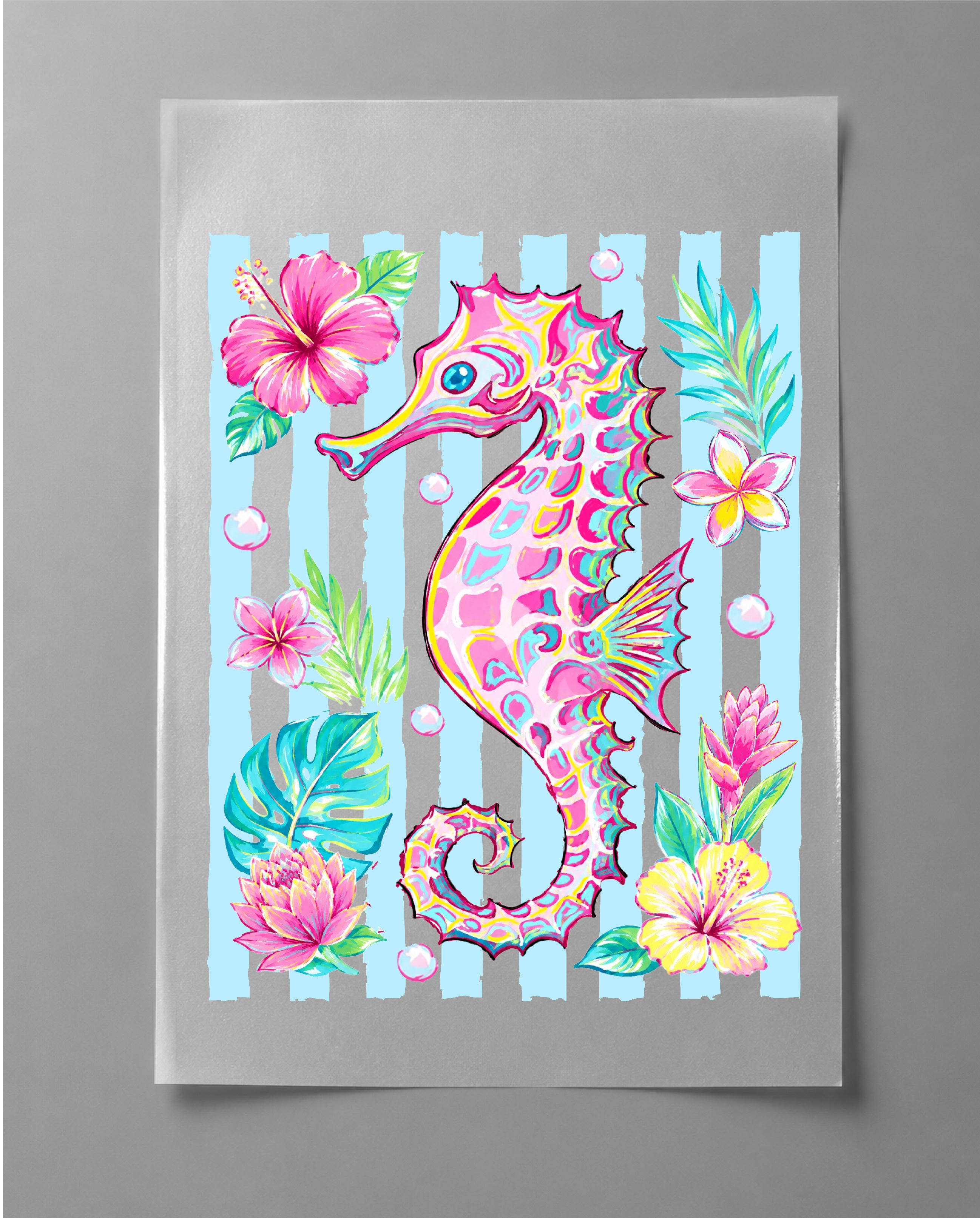 Seahorse Shirt – Seahorse Graphic Tee, Ocean Lover Shirt, Coastal Beach Shirt, Sea Life Graphic Tee – DTF-9