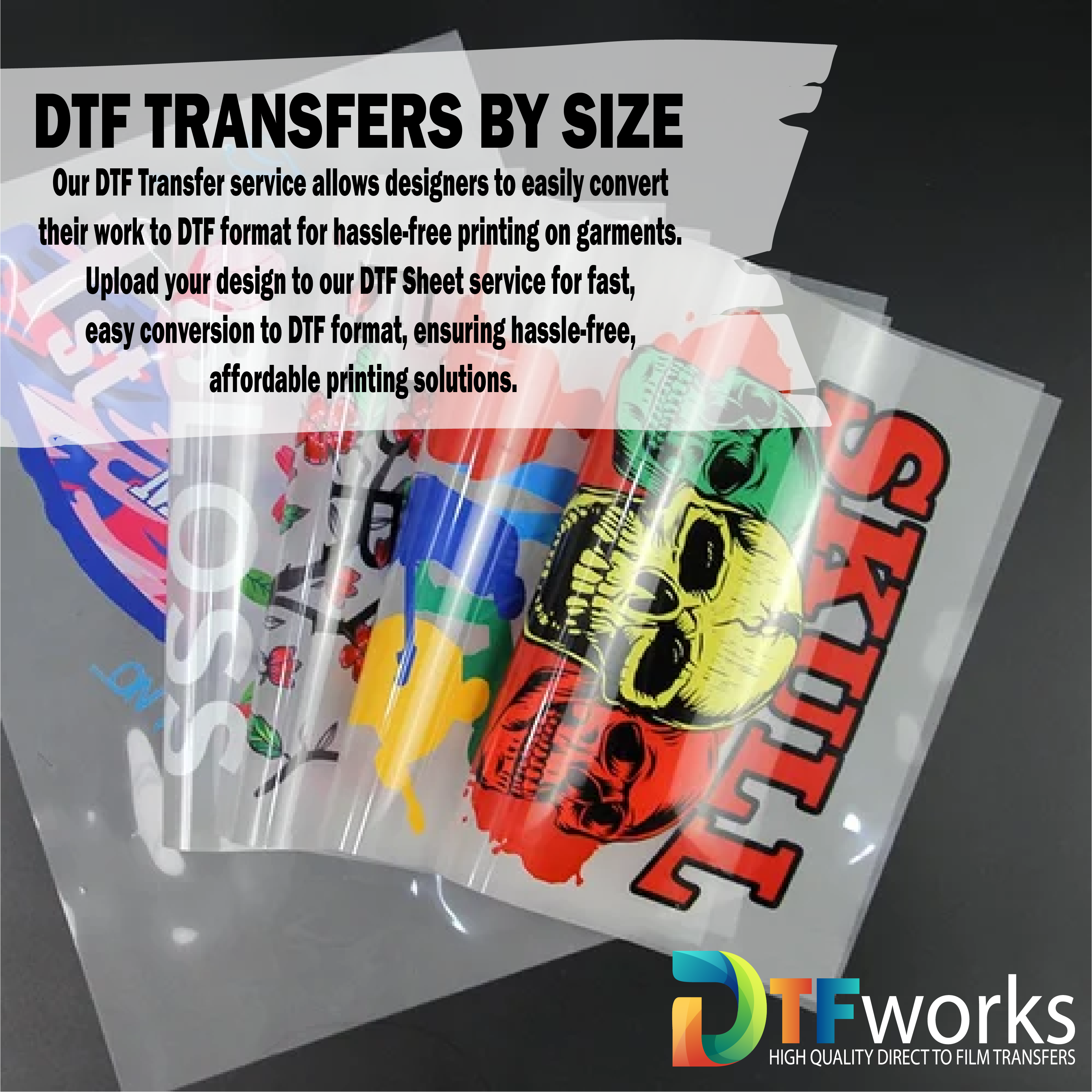 DTF Transfers by Size