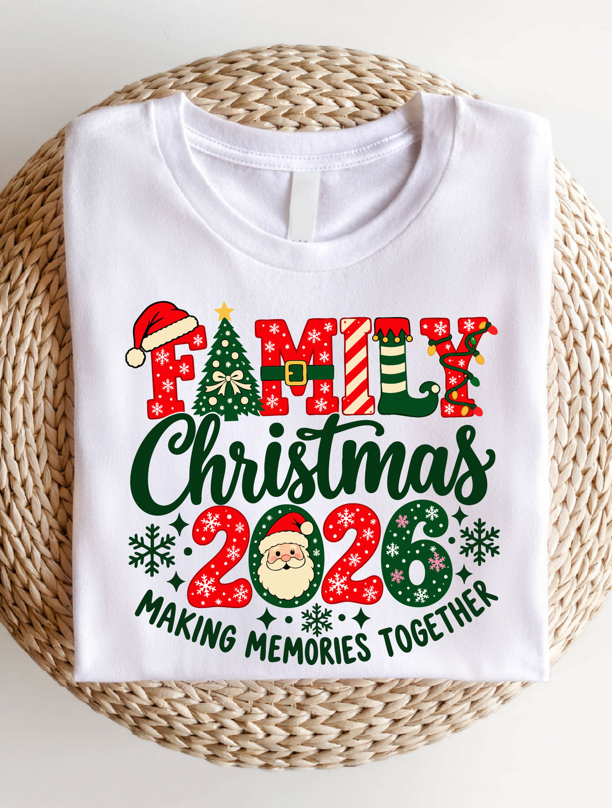 Family Christmas 2026 Making Memories Together T-Shirt, Sweatshirt, Hoodie
