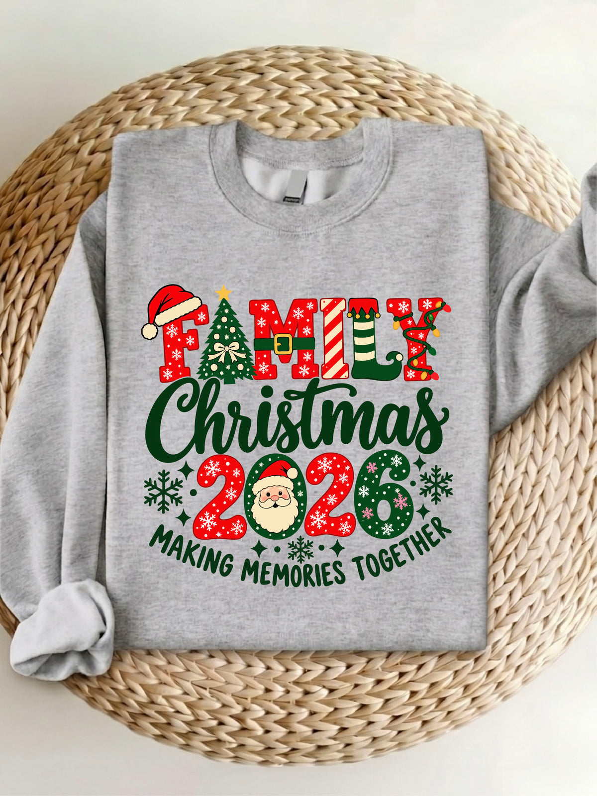 Family Christmas 2026 Making Memories Together T-Shirt, Sweatshirt, Hoodie