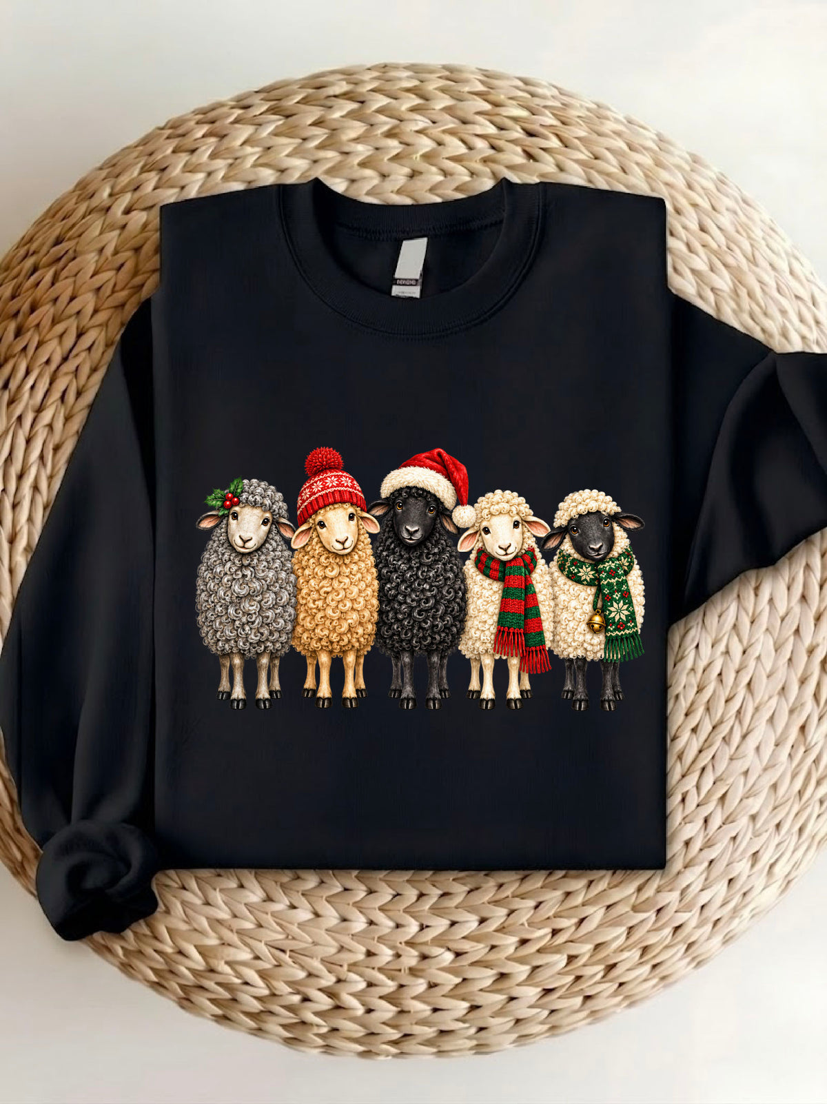 Christmas Sheep T-Shirt, Sweatshirt, Hoodie