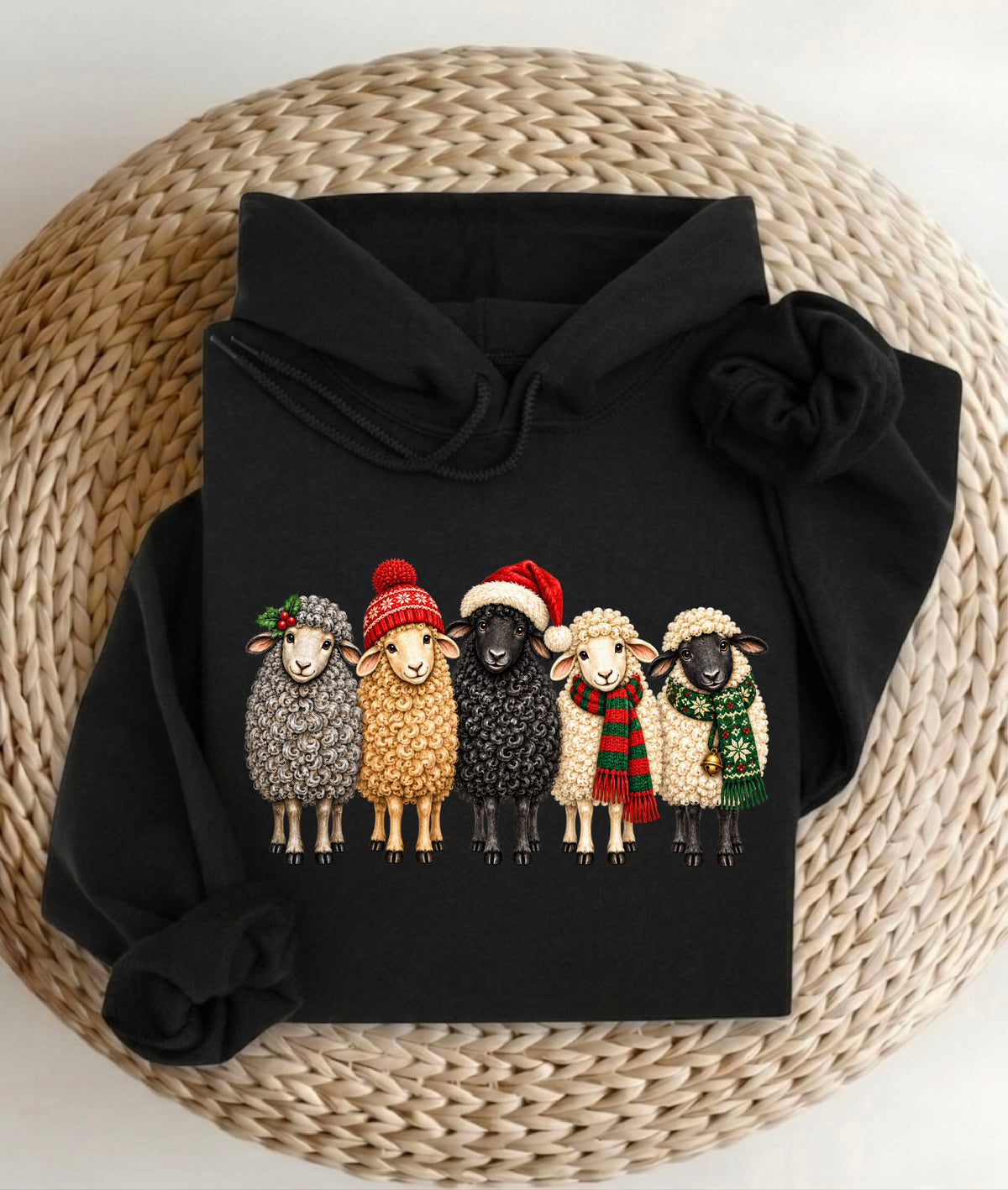 Christmas Sheep T-Shirt, Sweatshirt, Hoodie