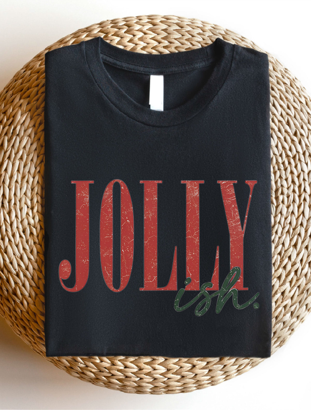 Jolly-Ish Shirt | Retro Christmas Sweatshirt | Funny Holiday Hoodie | Jolly Christmas Gift